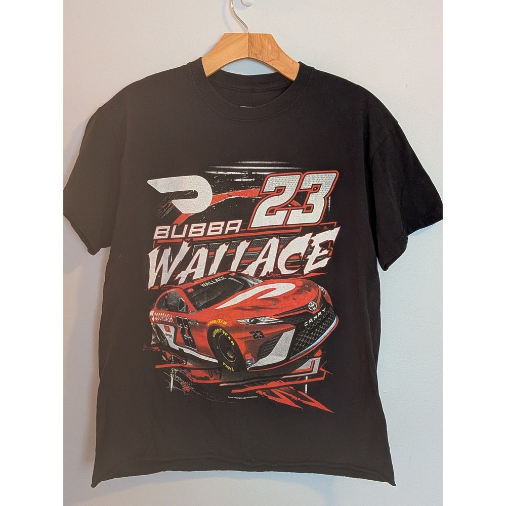 Bubba Wallace NASCAR 23XI Racing T-Shirt Mens Medium Black Toyota Camry 23 Tee